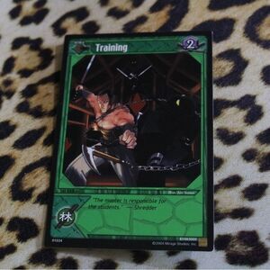 TMNT Training Trading Card